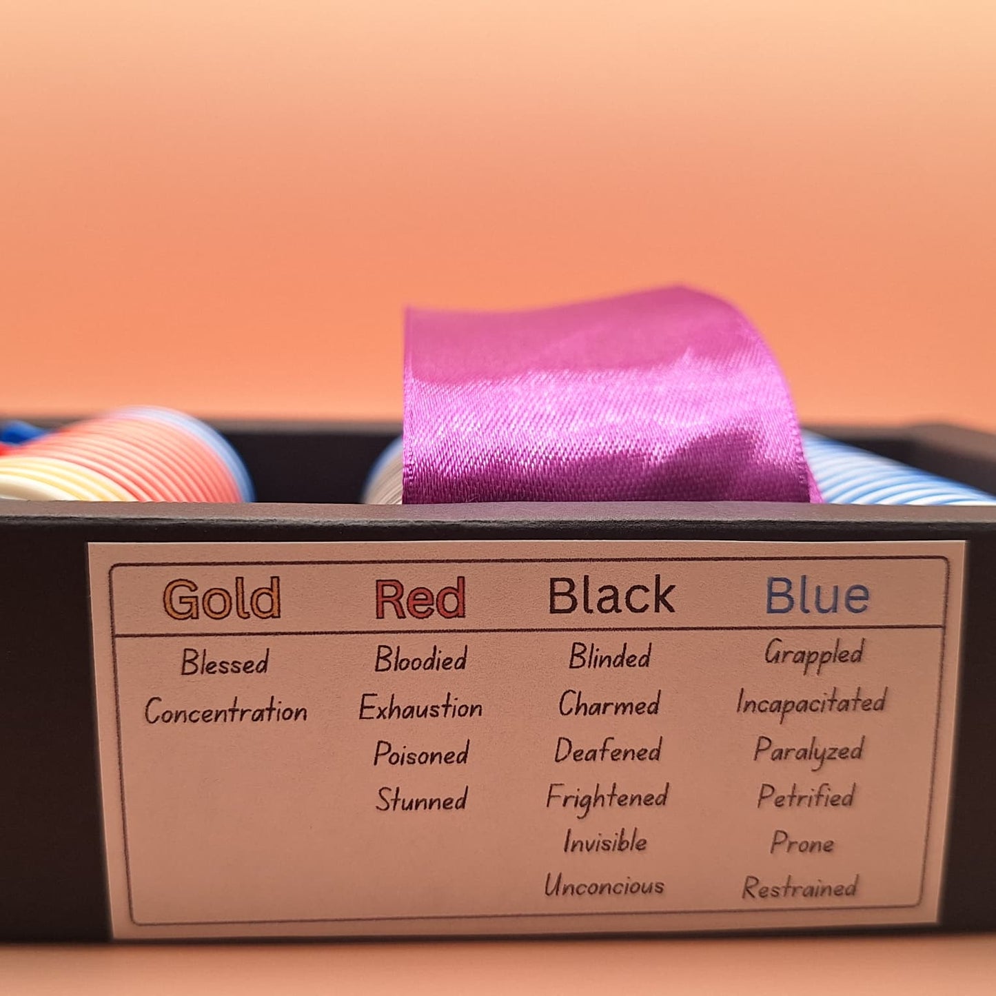 Dnd Condition Rings Starter set for DMs