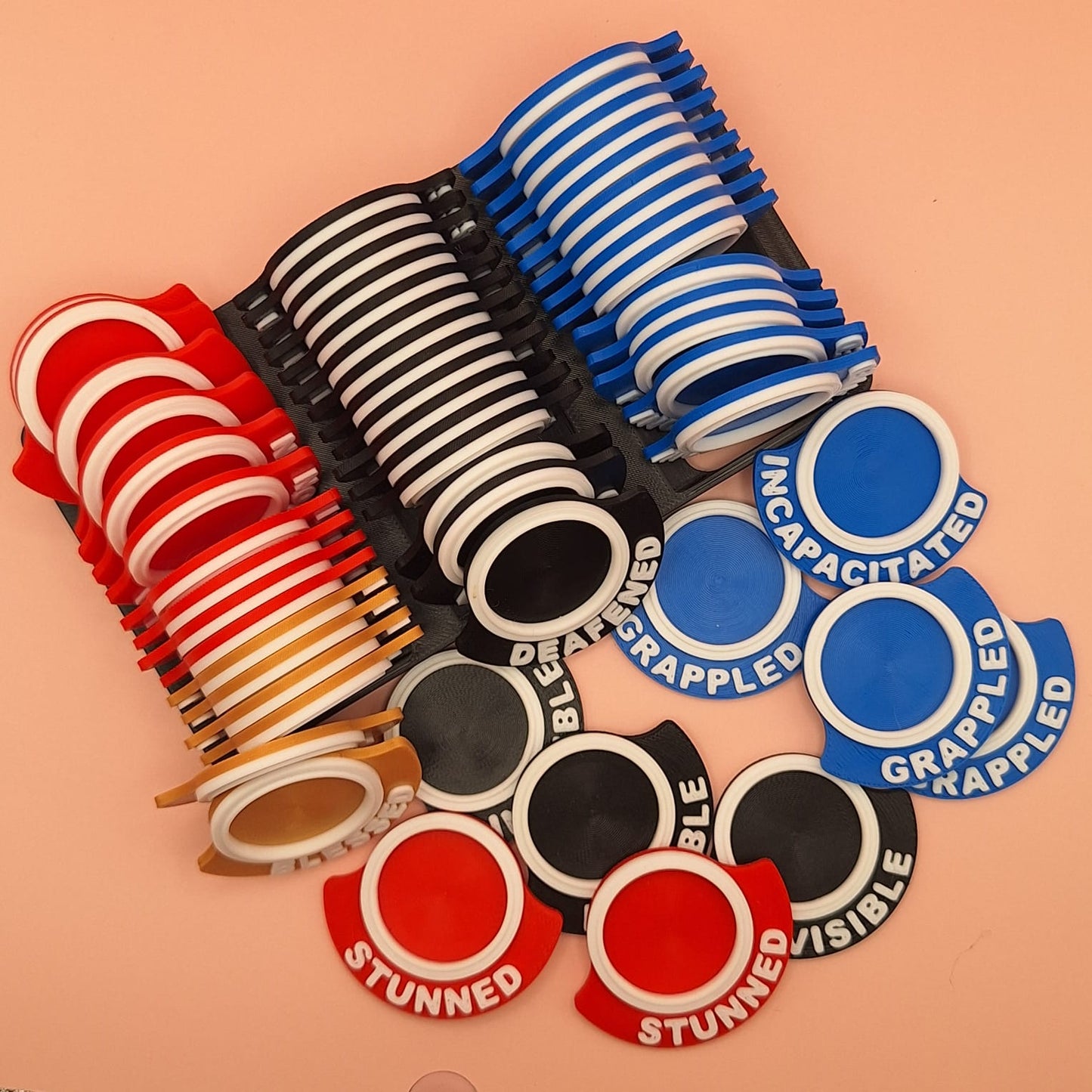 Dnd Condition Rings Starter set for DMs