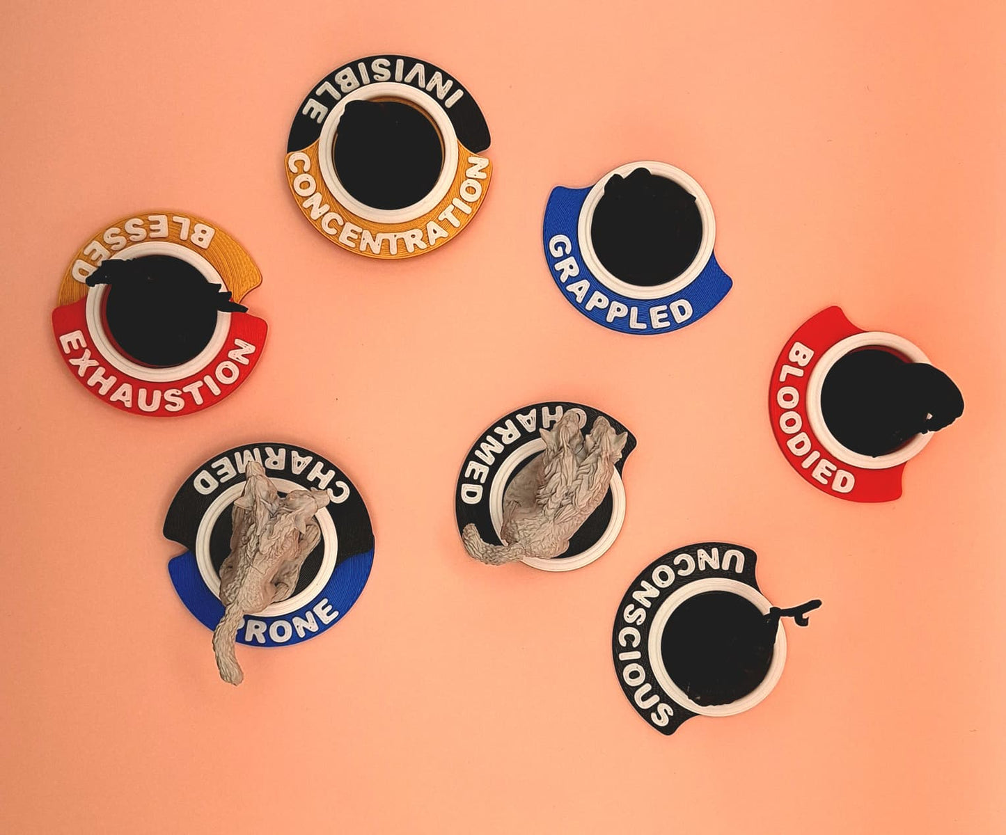 Dnd Condition Rings Starter set for DMs